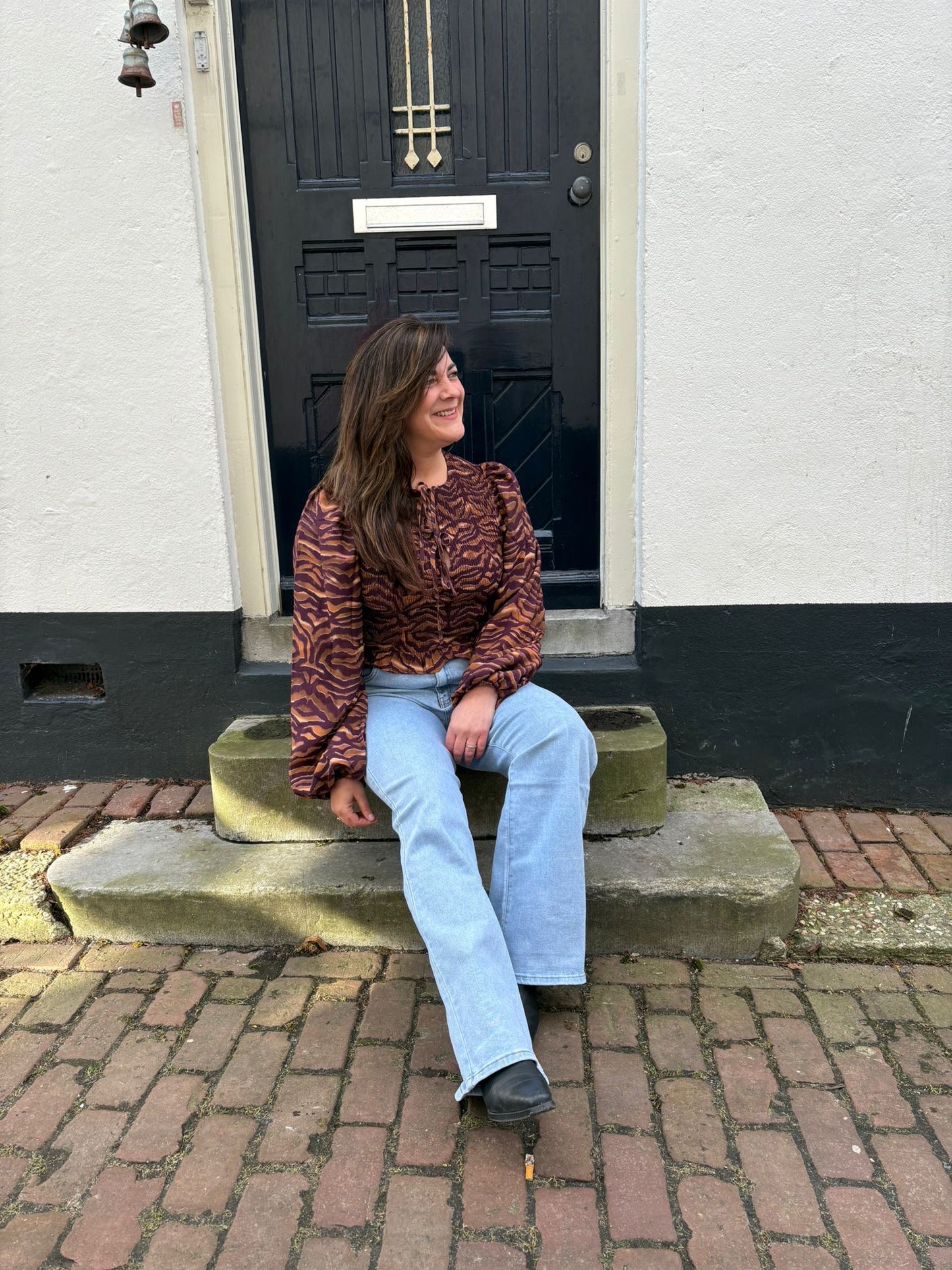 spijkerbroek wide leg