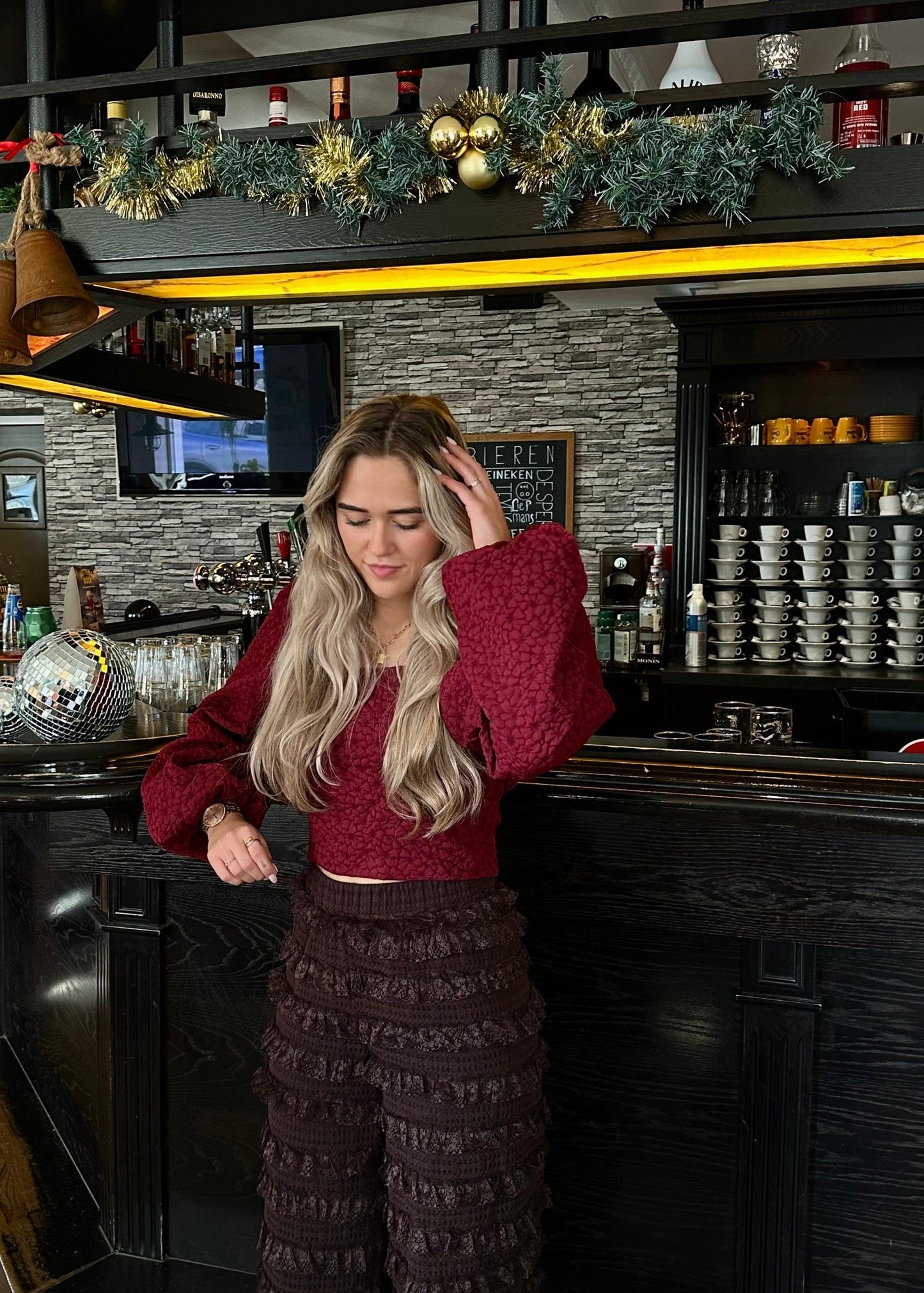 lo broek donkerbruin