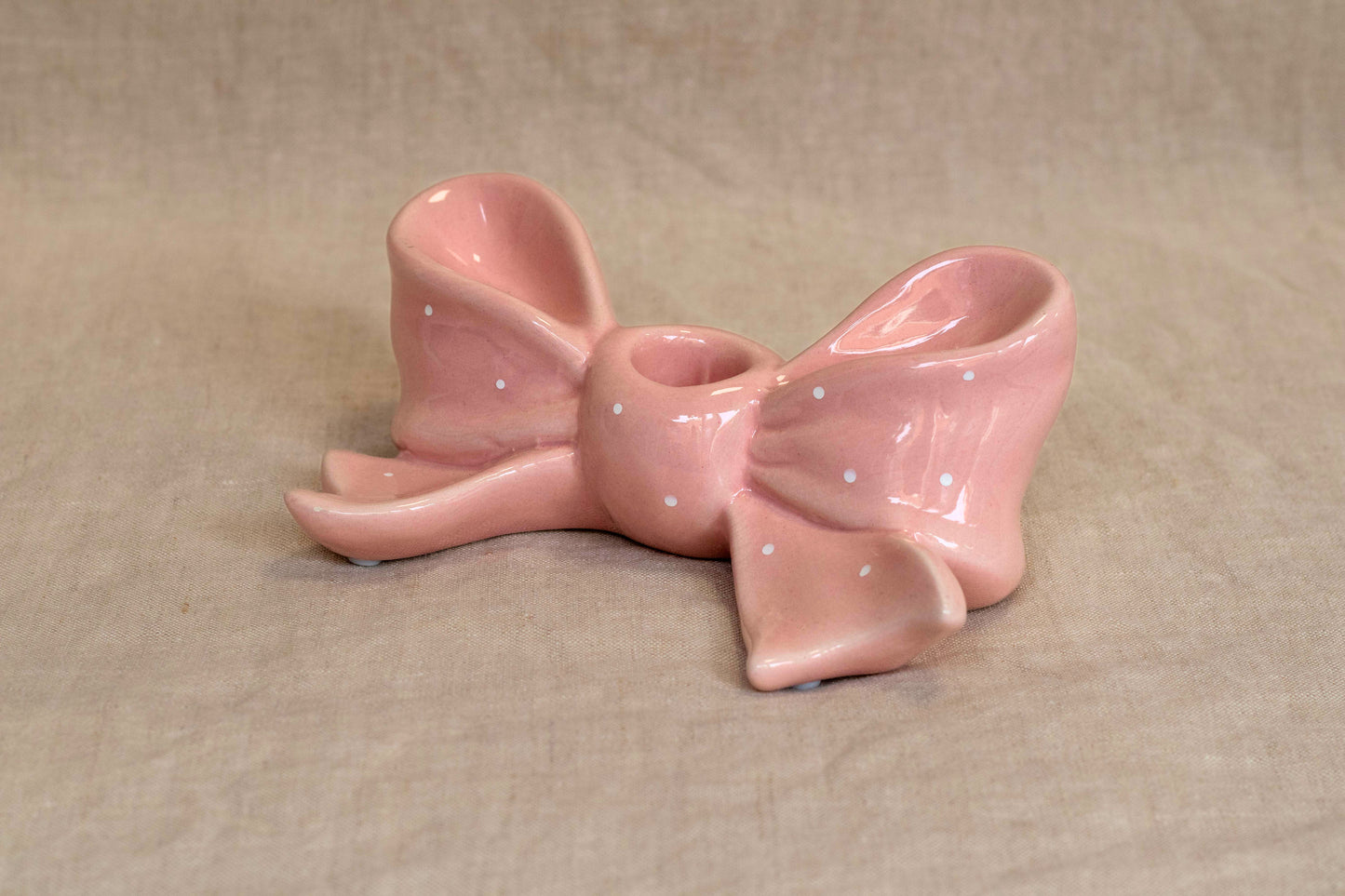 kandelaar roze strik