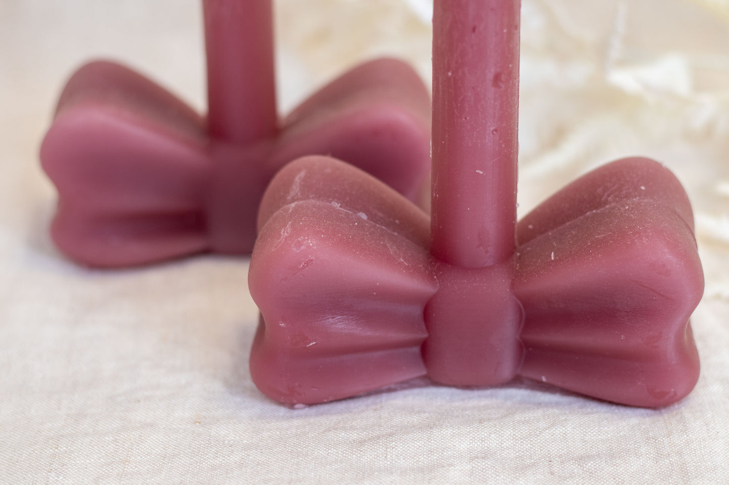 kaars strik burgundy