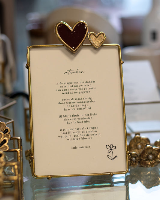 pyar hart fotolijst groot