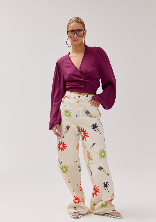 blouse flora