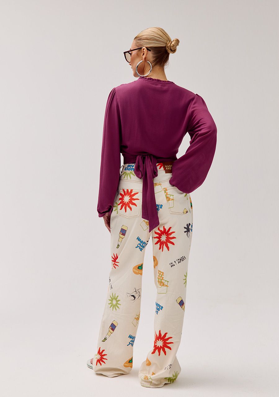 blouse flora